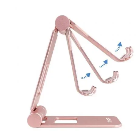 TooQ Soporte Plegable Slim para Teléfono/Tablet Rosa Velvet PH-KEOPS-OCASO